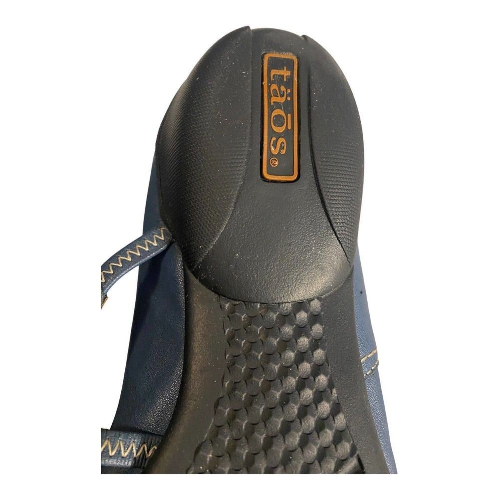 TAOS Women's Blue Leather Mary Jane Shoes Size 9 - Picture 9 of 11
